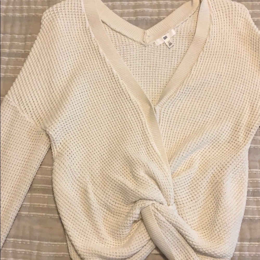 Bp cream colored cute knitted sweater